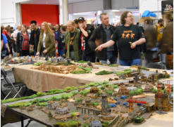 Half the table in full swing