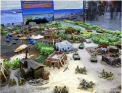 Wrangels Legion infantry on trikes backed by heavier vehicles move forward to intercept