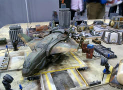 Lander and artillery