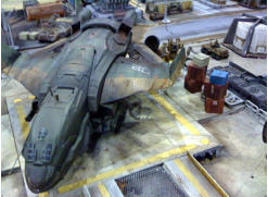 Lander showing the cabin detals