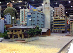 The city is a mix of architectural styles...