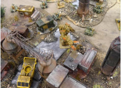 Above the industrial zone