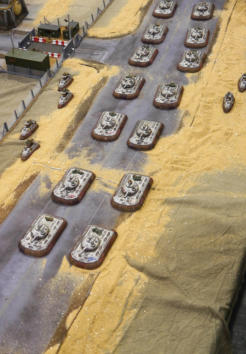 Slammers convoy en route