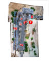 Map showing the Solace positions at the start of the game