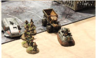 The firing line of buzzbombers - all to no avail