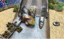 Clarks Skorpion is Destroyed by Asquiths Command Car