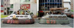 Ainsty Combat Car (left) with Old Crow Combat Car (right)