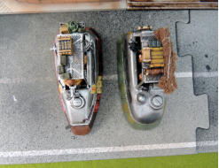 Ainsty Combat Car (left) with Old Crow Combat Car (right)