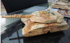 Zentaur heavy tank with overspray camo, drybrushing and stowage added