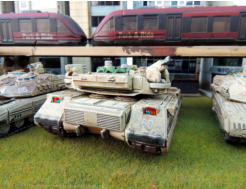 Zentaur heavy tank has two Antargran produced 2cm tribarrel powerguns