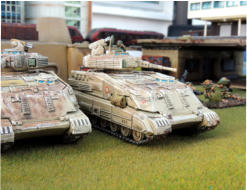 Two Ajax MICVs - these have a quick firing 3cm Powergun as the main turreted weapon