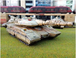 Zentaur heavy tank has a 20cm Powergun of Antargran manufacture
