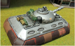 Ainsty blower with mesh basket, tarps and Brigade jerry cans and other items. Rear Deck has Hobbymaster stowage