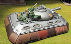 Ainsty blower with mesh basket, tarps and Brigade jerry cans and other items. Rear Deck has Hobbymaster stowage