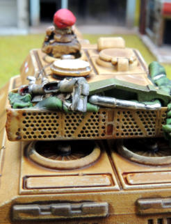 Brigade British Apollo Tank Brigade tank commander and with Ainsty etched basket