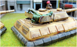 Brigade British Apollo Tank Brigade tank commander and with Ainsty etched basket