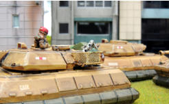 Brigade British Apollo Tank Brigade tank commander and with Ainsty etched basket