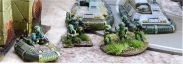An infantry deployment