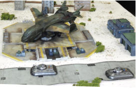 Slammers Patrol early on in the game - Wessex Wyverns game at Bovington 2014