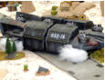 The Drop Ship deploys dramatic smoke but who is going to come out? - Wessex Wyverns game at Bovington 2014