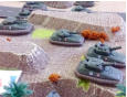Tony Francis' 15mm Slammers game using Brigade EuroFed and PacFed as Compaigne de Barthe and TAS with Ainsty Slammers