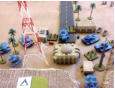 Tony Francis' 15mm Slammers game using Brigade EuroFed and PacFed as Compaigne de Barthe and TAS with Ainsty Slammers
