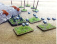 Tony Francis' 15mm Slammers game using Brigade EuroFed and PacFed as Compaigne de Barthe and TAS with Ainsty Slammers