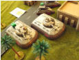 Tony Francis' 15mm Slammers game using Brigade British and PacFed as Stewart Regiment and TAS with Ainsty Slammers