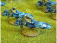 Tony Francis' 15mm Slammers game using Brigade British and PacFed as Stewart Regiment and TAS with Ainsty Slammers