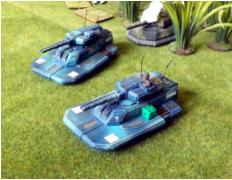 Tony Francis' 15mm Slammers game using Brigade British and PacFed as Stewart Regiment and TAS with Ainsty Slammers