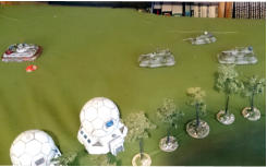 Slammers blower attacked by two Larminat and a Gallieni