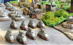 Slammers (Ainsty Castings) initla deployment will soon be turned to chaos by the West Riding Yeomanry