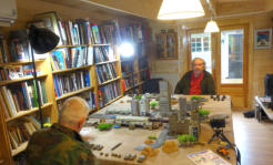 Jim and Roger set up