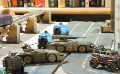 Marvellan Shark tank destroyer and support vehicle