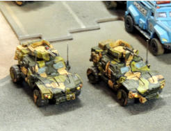 Two Comanches (standing in as replacements for Javelots)