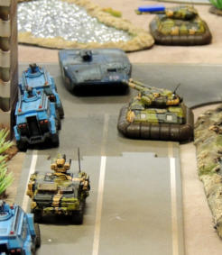 The Garibaldi's engage the TAS APC