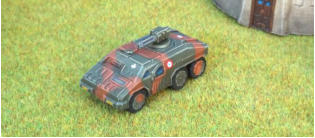 The MG Armed Belette 6x6 based on the Livre chassis