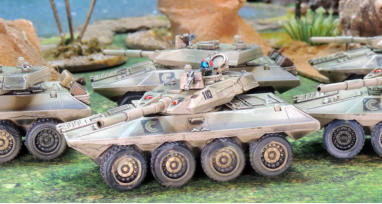 The Scorpion LACV with the 9cm Auto-cannon and 1cm gatling