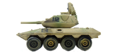 The Arcatinus AA system with its twin 3cm Auto Cannon weapon