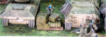 An infantry Sniper gets into position