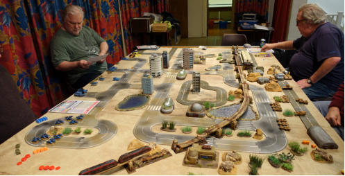The game set up