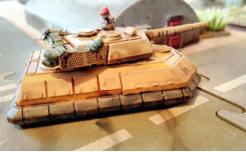 Apollo MBT of the Stewart Regiment firing desperately...
