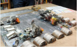 Lightnings tracked vehicles under attack