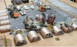 Lightnings tracked vehicles under attack