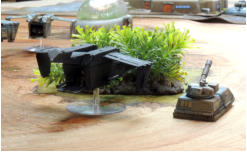 Black Crow stealth and self propelled artillery in hiding