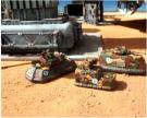 Panthere medium tank, Epee APC and Gorille missile jeep