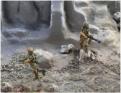 Texian infantry in rubble