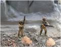 Texian infantry in rubble