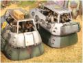 Slammers combat cars - M9A7 with rear basket and M9A1