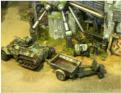 The Wolverines' prime mover is the small KleineKrad half-track